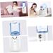 minkissy Nano Water Replenishing Instrument Hydrator Portable Facial Moisturizing Mini Facial Cooling Steamer Handy Face Sprayer Mist Sprayer Moisturizing Plastic Button Earth Tones White - Buy Online on GoSupps.com