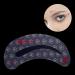 9-Piece Reusable Eyebrow Stencils Set | DIY Beauty Templates for Salon & Home Use - Buy Online on GoSupps.com