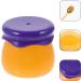 Beaupretty Lip Balm Jar with Spoon Honey Jar Shaped Cream Jar with Lid Empty Refillable Cosmetic Container Sample Storage Jar for Cream Lotion Lip Balm Eyeshadow (6g) Dark Blue - Buy Online on GoSupps.com