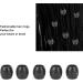 Dreadlocks Hair Beads Sturdy Plastic Hair Braiding Beads Hair Decoration Unique Hairstyle Black for Women for Party for Beard Braiding - Buy Online on GoSupps.com
