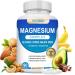 Magnesium Complex Supplement - 1000mg with 7 Magnesium Forms Including Glycinate Citrate Malate Taurate & Orotate - Supports Relaxation Muscle Function & Bone Strength - 90 Capsules 90 Count (Pack of 1)