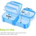 AUVON Weekly Pill Organizer AM PM - Moisture-Proof 7 Day Portable Pill Box for Vitamins & Medication - Buy Online on GoSupps.com
