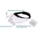 Lighted Head Magnifying Glasses Visor Headset with Light Headband Magnifier Loupe Hands-Free for Close Work Crafts Reading Repair Jewelry 5 Interchangeable Lenses - Buy Online on GoSupps.com