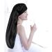Satin Bonnet for Women 2 Pack - Soft & Elastic Black Leopard Hair Cap - Large Breathable Silky Sleeping Bonnet - Braids Bonnets for Women - Buy Online on GoSupps.com