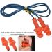 Buy Corded Silicone Noise Reduction Ear Plugs | Metal Detectable Hearing Protection | Best Earplugs for Noise Reduction - International Shipping Available - Buy Online on GoSupps.com