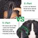 RXY V Part Wig Human Hair Deep Wave 16 - No Glue Thin Part, No Leave Out - Deep Curly Style - Buy Online on GoSupps.com