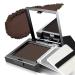 Instantly Hairline Shadow - Hairline Powder - Quick Cover Grey Hair in Hair Regrowth Treatments - Windproof Sweatproof Hair Touch-Up for Root Concealer - Long Lasting with Mirror & Puff ((Dark brown))