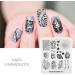 Alexnailart Nail Stamping Plate FA073 - Flower Design Stencil for DIY Manicure - Buy Online on GoSupps.com