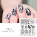 Kads FA064 Nail Art Stamping Plate - Fashion Series DIY Decoration Tool for Stunning Nail Designs - Buy Online on GoSupps.com