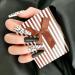 rongweiwang 1 Set French Tip Press on Nails Leopard Tiger Extension Manicure Extra Long Matte Detachable Fashion Salon Gifts - Buy Online on GoSupps.com