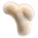 Fluffy Hair Clips 5.1 Inch Large Strong Hold Fuzzy Claw Clip for Thick Hair Nonslip Winter Half Bun Hairpins Hair Jaw Clips Beige Fluffy Hair Clip