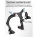 HAOFANG Children Bike Long-Reach Caliper Brake Set | Fits Arch 65-80mm | Front & Rear C Shape Brakes - Buy Online on GoSupps.com