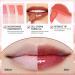Hydrating Lip Glow Oil | Moisturizing Plumping Lip Balm | Non-Sticky Tinted Lip Oil in Rosewood - 0.2 OZ - Buy Online on GoSupps.com