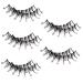 FRCOLOR 5 Pairs Diamond Eyelashes Girls Lashes Natural False Lashes Fluffy Colorful Decor Lash Decor Lash Extensions Fake Eyelashes Natural Look Miss Christmas Fiber Extend