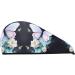Super Absorbent White Butterfly Dry Hair Cap for Women | Quick Dry Elastic Wrap for Long Thick Hair - Buy Online on GoSupps.com