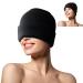 HBAID migraine hat cool cap headache relief has cool pads gel refrigeration migraine cap cooling mask headache/reusable/first aid 2023 new m b