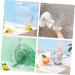 Buy Transparent Plastic Washbasin - Large 32.9x31.2cm Kitchen & Salon Washing Bowl | Durable Household Cleansing Tub - Buy Online on GoSupps.com