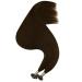Ugeat Keratin Hair Extensions - 40cm Flat Tip Dark Brown 50g Real Human Hair 16 Inch Bonding Extensions - Buy Online on GoSupps.com