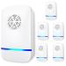 Ultrasonic Pest Repeller 6 Pack Electronic Pest Repellent Plug in Indoor Pest Control for Control Roaches Mice Spider Ant Bug Fleas Mosquito Repellent for House Garage Warehouse Office Hotel