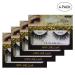 Buy Miss Lashes 3D Volume Silk Eyelash Extensions (M Wispy) - 4 Packs for Stunning Looks | International Shipping Available - Buy Online on GoSupps.com