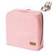 Trousse de Maquillage Debout Trousse de Maquillage Debout capacit avec Plusieurs Compartiments pour Le Voyage Organisateur Vertical en Cuir PU Support Rose