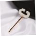 BIUDECO 1pc Metal Snaps Teen Girl Hair Accessories Hair Pieces for Women Letter Barrettes Pins Word Pearl Bobby Pins Girl Hair Clip Issue Card Hairpin Button Alphabet Hairpin Pearl Hairpin Size 4 Golden - Buy Online on GoSupps.com