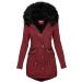 Hanxiulin Oversized Plush Jacket - Warm Lined Fleece Hoodie for Women | Cozy Autumn & Winter Outdoor Coat in Wine - Perfect for Transition Seasons - Buy Online on GoSupps.com
