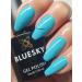 Bluesky GEL NAIL POLISH BLUE TURQUOISE COLOR BACKDOOR WAVE SPRING SUMMER COLOR SOLO SS 2115 UV LED Soak Off 10ml (Requires Drying under UV/LED Lamp)