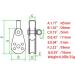 Lsahyong 316 Stainless Steel Nylon Marine Pulley Pulley Blocks Rope Runner Kayak Boat Accessories Suitable for 0.08" to 0.32" Ropes 2 PACK - Buy Online on GoSupps.com