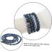 NUOBESTY 2Pcs Stone semi-finished product bead bracelet bead gem beads wristband beads bracelet stone beads wristband beading round beads Bracelet stone bracelet accessories decor Blue 0.80X0.80X0.80CM - Buy Online on GoSupps.com