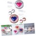 Solustrie 10 STK Contact Lens Container & Organizer - Ceramic Travel Case for Colored Lenses Toothbrush Holder & Cleaning Box - Buy Online on GoSupps.com