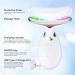 Neck Face Massager 7- IN -1 Multifunctional Facial Massager Face Sculpting Tool for Skin Care at-Home Face Tool with Vibration and Thermal (White) - Buy Online on GoSupps.com