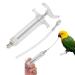 Podanfamty Hand Baby Birds Feeding - 2 pieces baby parried pipage spraying pipes hand feeding accessories for birds Small animals pet (20ml)