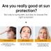 Sun Cream SPF 50 SPF 50 Face Moisturiser Face Sun Cream SPF 50 with Glycerol And Vitamin C Face Sunscreen Sunscreen SPF 50 Face Protection UVA & UVB & Non Greasy Sun Cream for All Skin Types - Buy Online on GoSupps.com