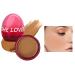 Blush Cream Monochrome Lightweight Blusher for Women | Cheeks Eyes Face Blusher Makeup Supplies for Shopping Home Working Dating Traveling Gathering Fulenyi 02# Golden Brown