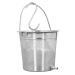 2L enema-bucket stainless steel bucket with silicone hose nozzle tip storage bag stainless steel-coffee milk barrel intestinal cleaning for home use.