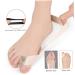 Toe Separators for Bunion Correction - 4Pcs Elastic & Breathable Toe Spacers - Portable Skin-Friendly Protector for Feet Size 40-45 - Buy Online on GoSupps.com