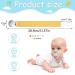 6 Pack Neutral Fabric Pacifier Clips for Baby Boys and Girls - Metal Clip Holder, Baby Birthday Gift - Buy Online on GoSupps.com