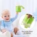 Nohlerlife Baby Training Cup | 300ml Green Free-Flow Sippy Cup with Lid and Straw - Buy Online on GoSupps.com