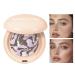 WJnflQN Baked Blush Contour Palette Powder Anti-Shine Concealer Natural Radiance Nose Integrated Mirror