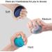 Buy AULEEP Anti-Stress Balls - 3-Pack Hand Therapy & Grip Strength Trainer for Adults & Kids | Anxiety & Pressure Relief - Buy Online on GoSupps.com