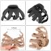 5 Pack Octopus Hair Clips - Matte Neutral Color Hair Claw Clips for Women - Strong Hold Non-Slip Design for Thick and Thin Hair - Buy Online on GoSupps.com