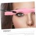 PLAFOPE Silicone Eyeliner Stencil 2pcs Silicone Beauty Ruler Eyelash Spoolies Face Cream Applicator Eyebrow Template With Wings 15.00X4.15X0.50CM Pink-1 - Buy Online on GoSupps.com