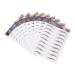 Angoily 9 Sheets Imitation Eco Eyebrow Sticker Stickers Realistic Eyebrow Tattoos Artificial Eyebrow Tattoos 21.5X14.5cm Brown