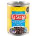 Whole Black Beans (seasoned) can 560g -- from MEXICO -- Frijoles Negros Enteros LA SIERRA