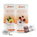 Myline protein shake protein powder 2-pack 2x 400g + AV tape measure + 2 protein bars (iced coffee vanilla)