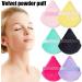 Colorful Triangle Loose Powder Puffs - Reusable Beauty Makeup Tool, 6 Piece Set - Buy Online on GoSupps.com