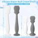 4 Pack Soft Silicone Baby Diaper Cream Spatula Applicator Set - Mini Rash Cream Brush for Newborns (White Gray) - Buy Online on GoSupps.com