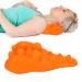Foojo neck-neck traction cushion neck and shoulder-chiropractic traction cushion gentle stretching soft foam neck traction device with multipoint massage pillow
