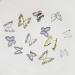 qbodp 40 Pcs Nail Charms Fashion Nail Ornaments Butterfly Decorations for Nail Nail Supplies Nail Art Decoration Accessories